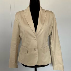 New York & Co 7th Avenue Suiting Company Tan Suit Jacket